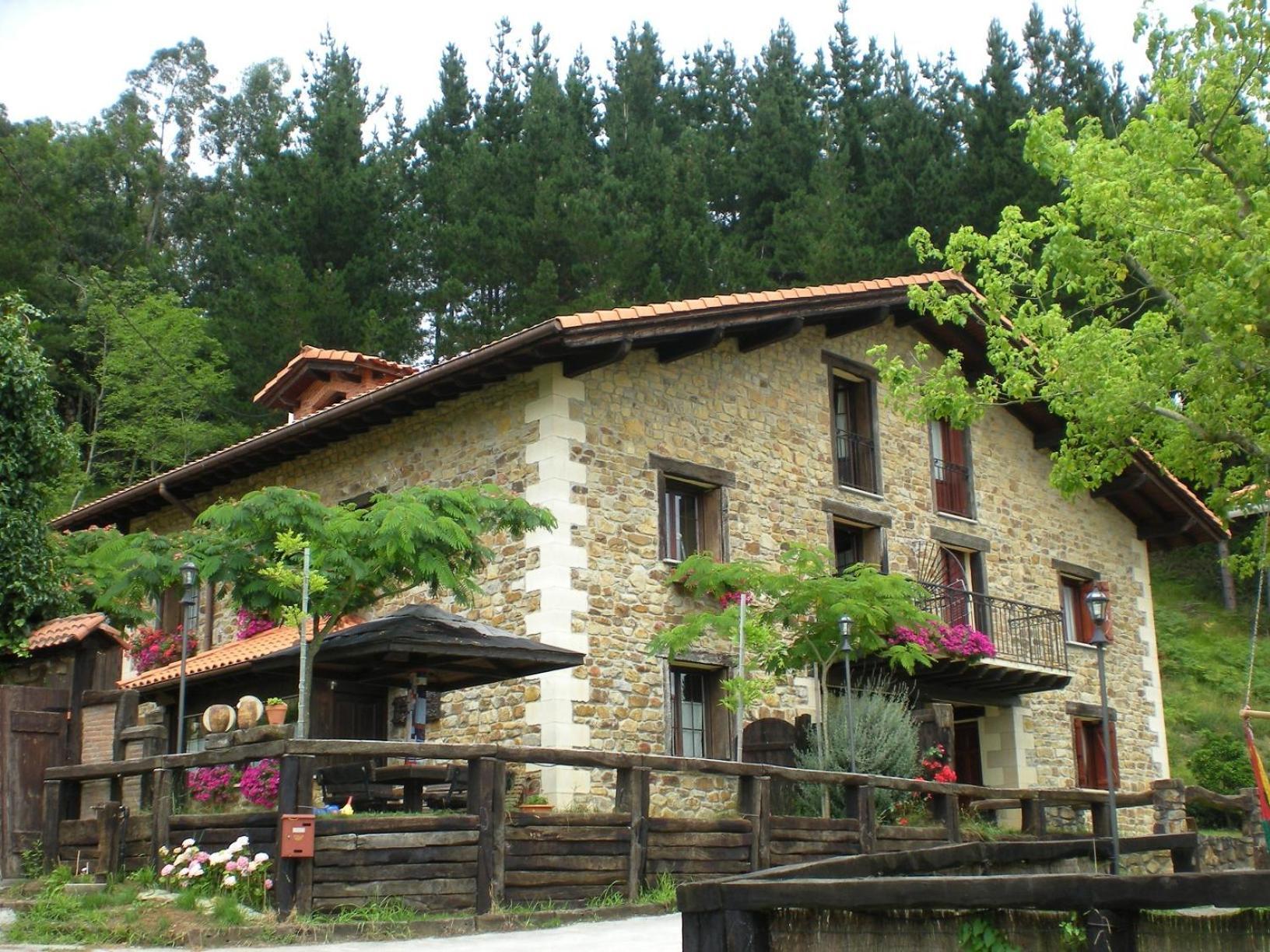Agroturismo Iturbe Axpe de Busturia ภายนอก รูปภาพ